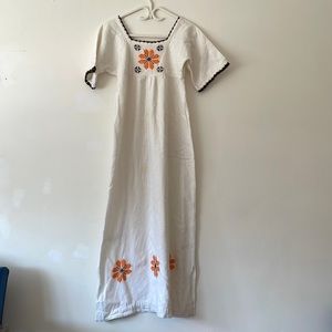 70s Cotton Maxi Dress